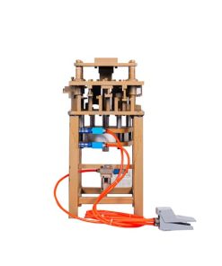 Máy đột dập nhôm Việt pháp, hệ 55 vát cạnh – 14 dao hơi
